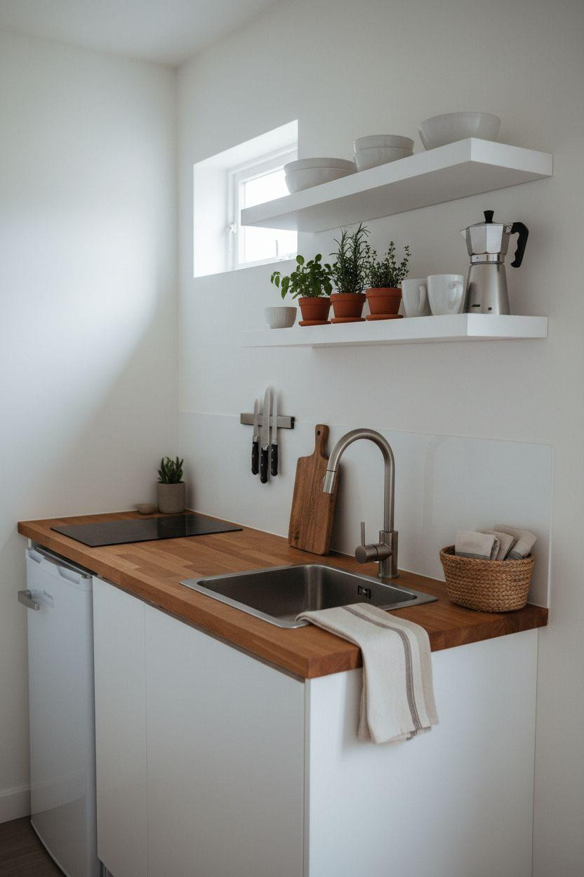 tiny kitchen ideas on a budget with narrow appliances