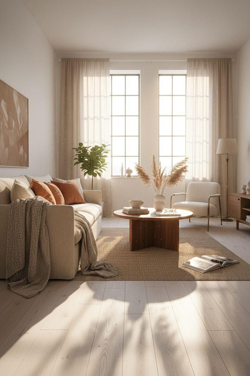 White Oak Hardwood Floors in Copenhagen warehouse