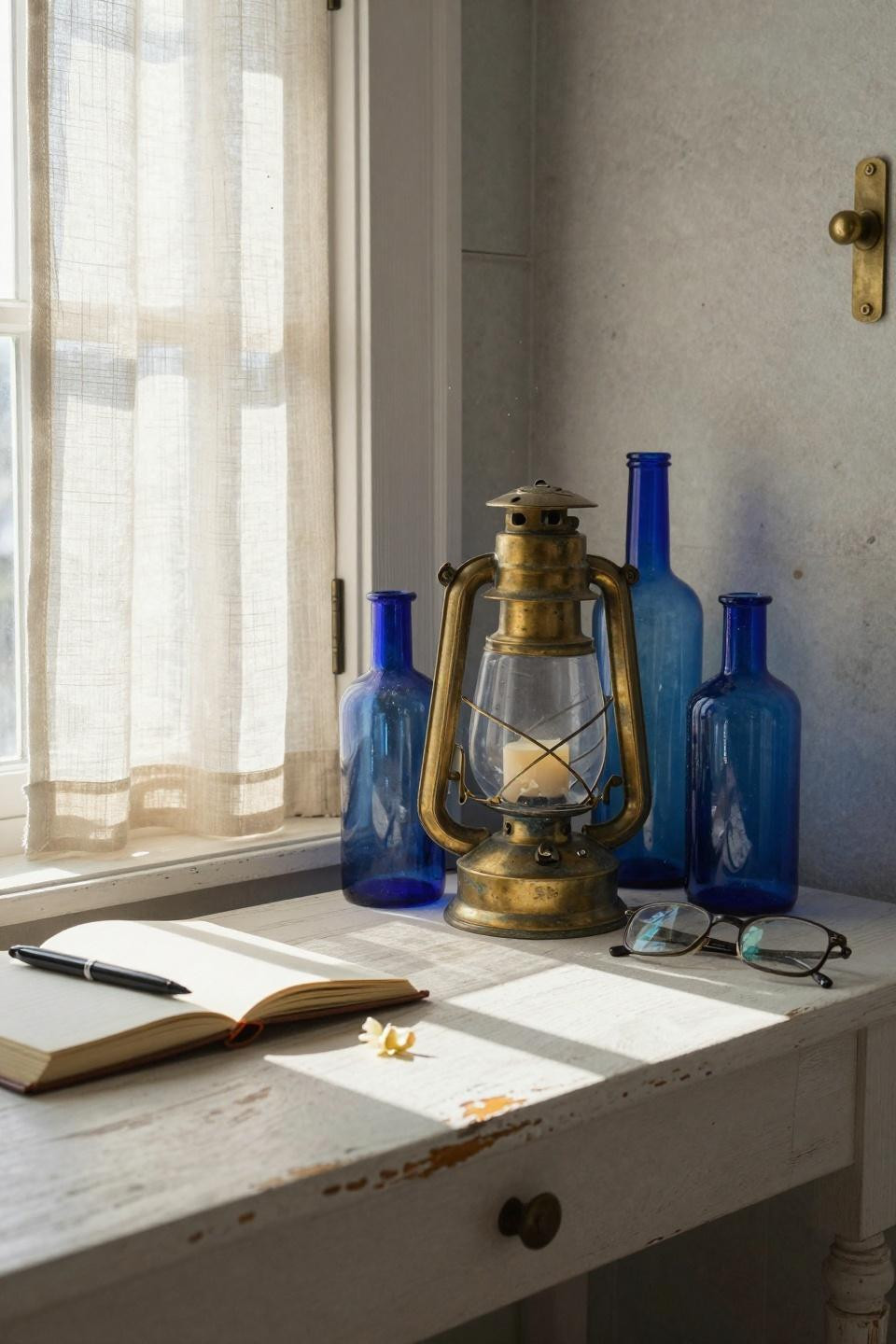 Coastal Cottage detail with vintage nautical elements