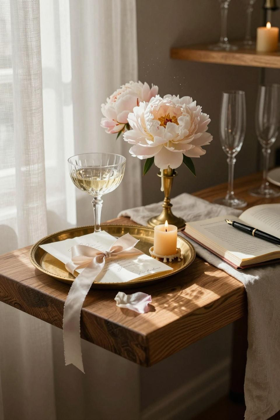 couples shower ideas - couples wedding shower invitation vignette