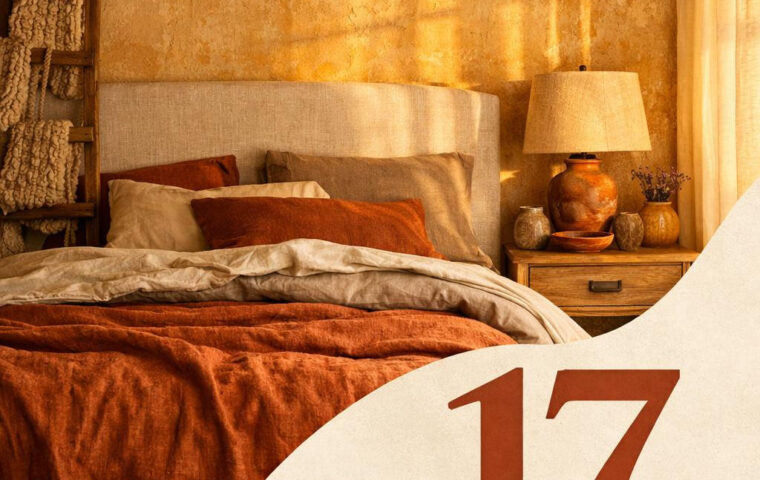 17 earthy bedrooms that feel like waking up in a Tuscan farmhouse