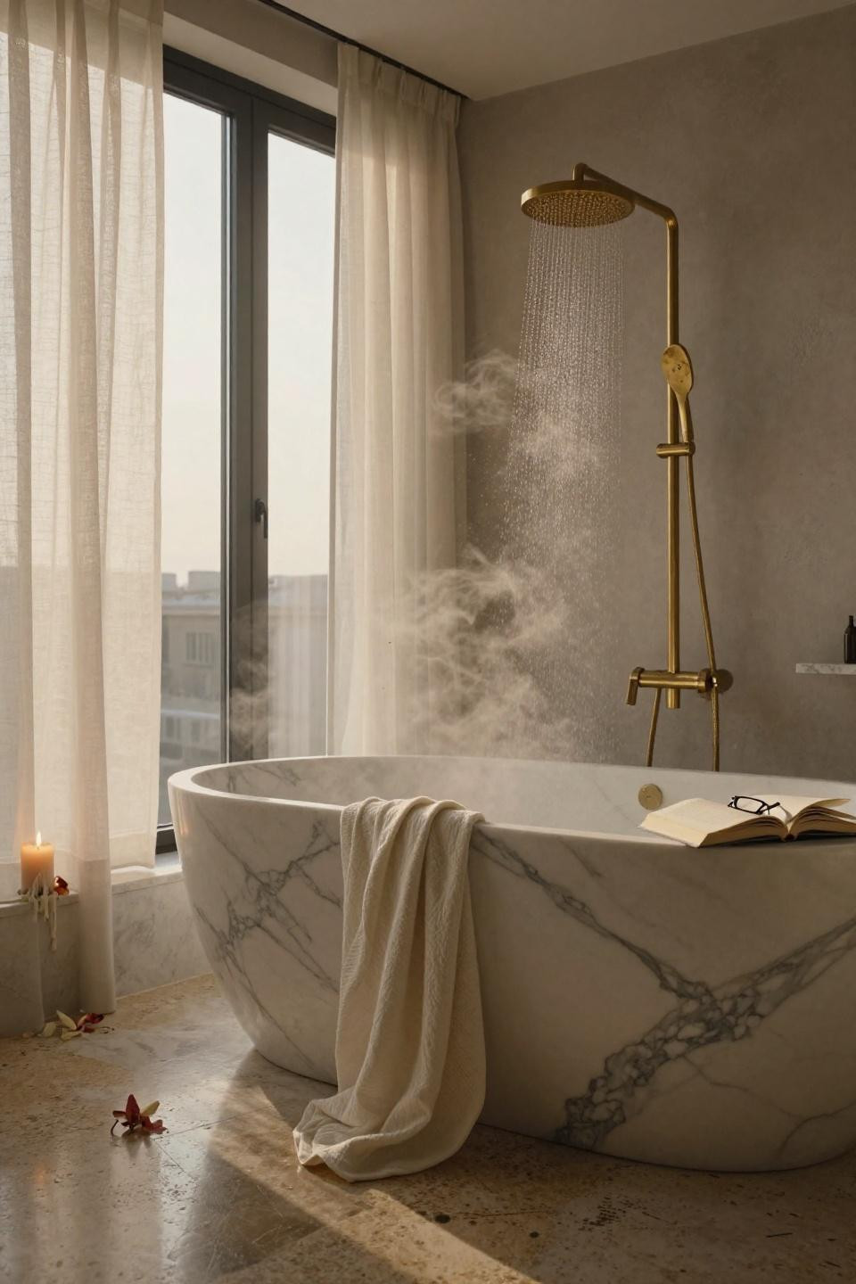 Luxury Bathroom Ideas - Italian style with natural light