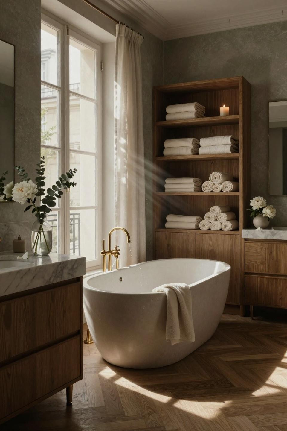 Luxury Bathroom Ideas - French style with classic details