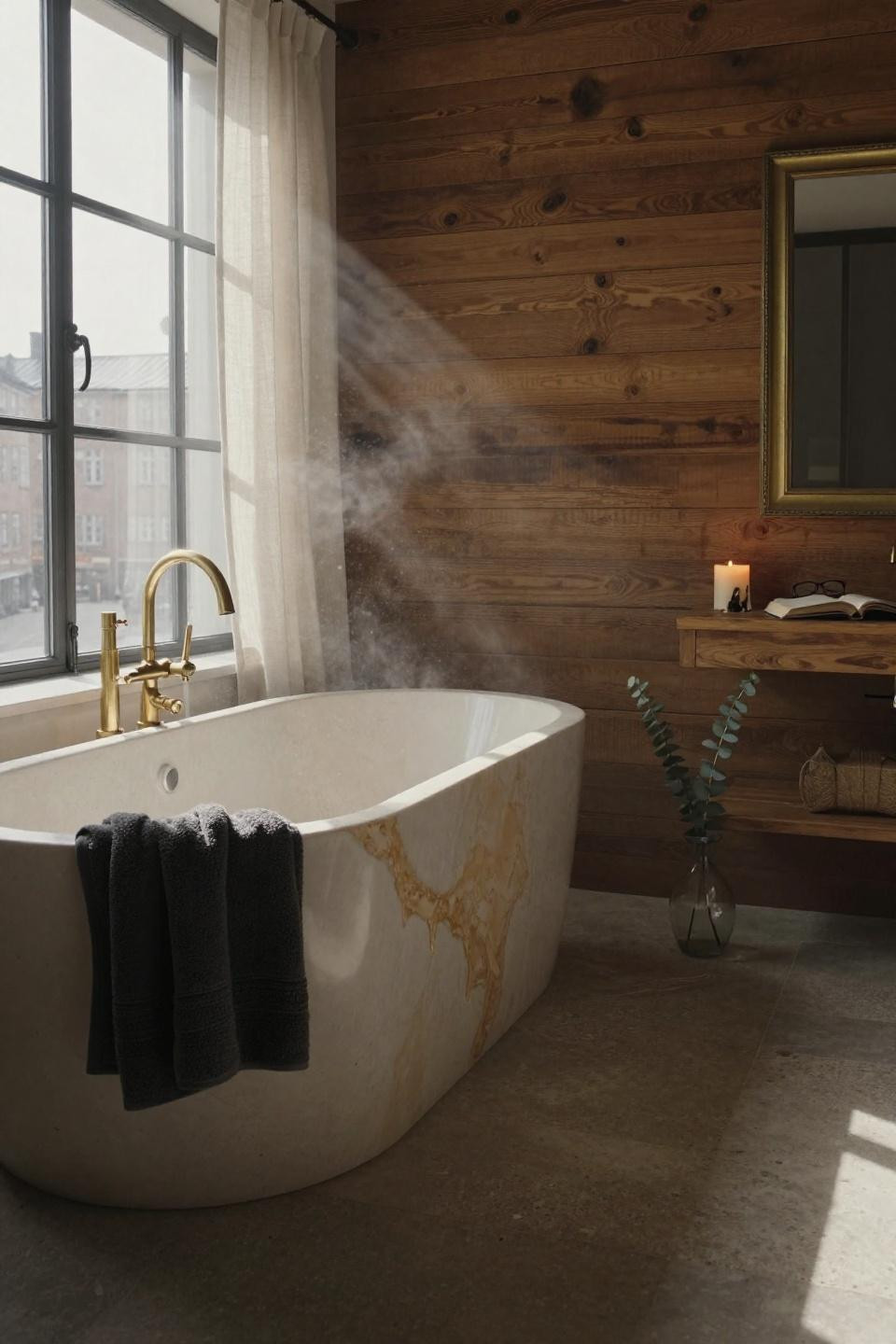 Luxury Bathroom Ideas - industrial loft bathroom