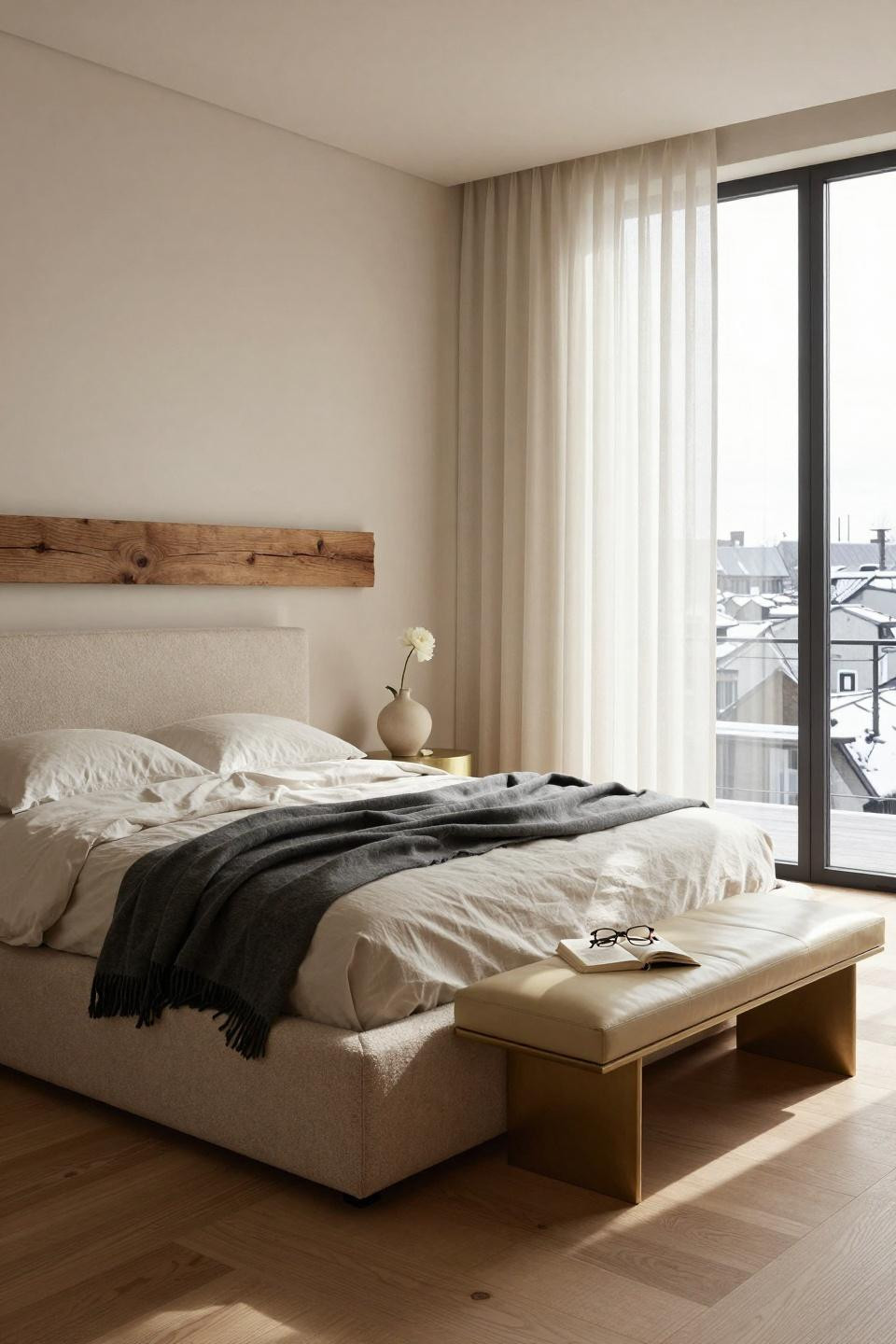 Master Bedrooms Ideas For Couples - minimalist Scandinavian bedroom