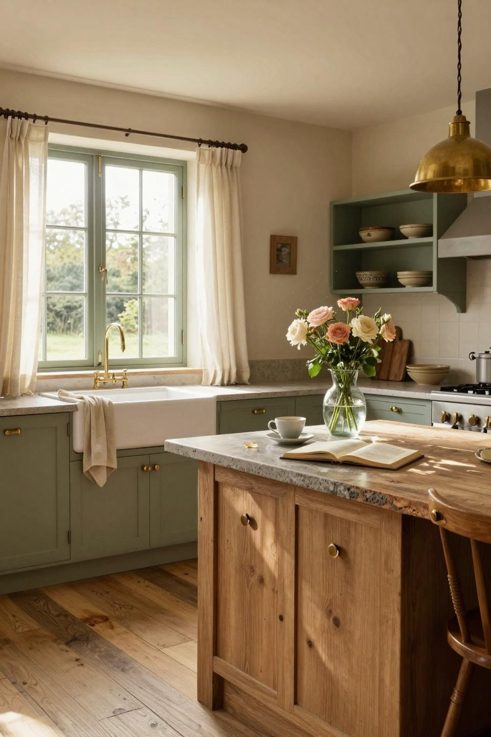 modern cottage core industrial windows