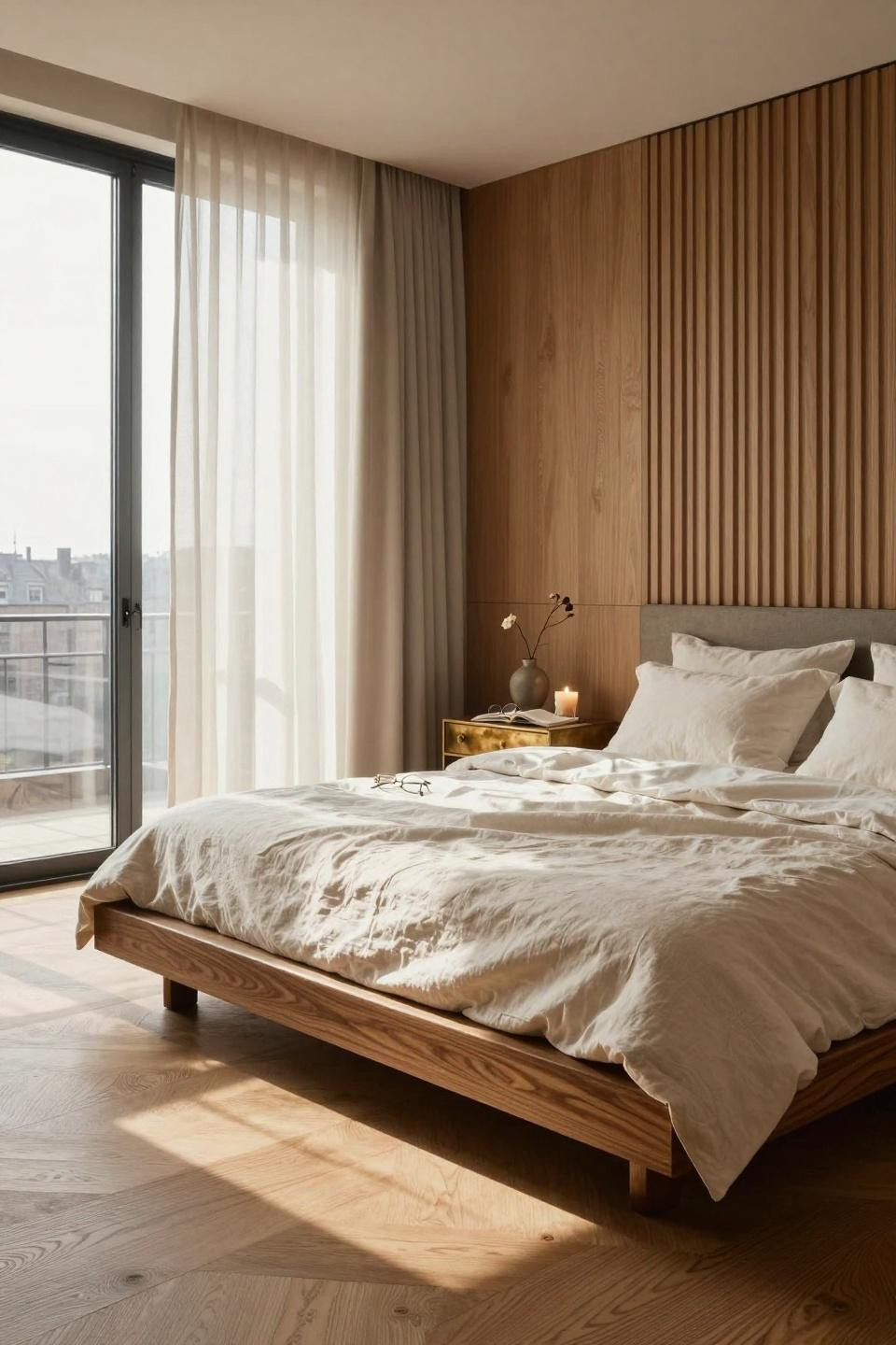 Master bedrooms decor modern with custom millwork and soft lighting