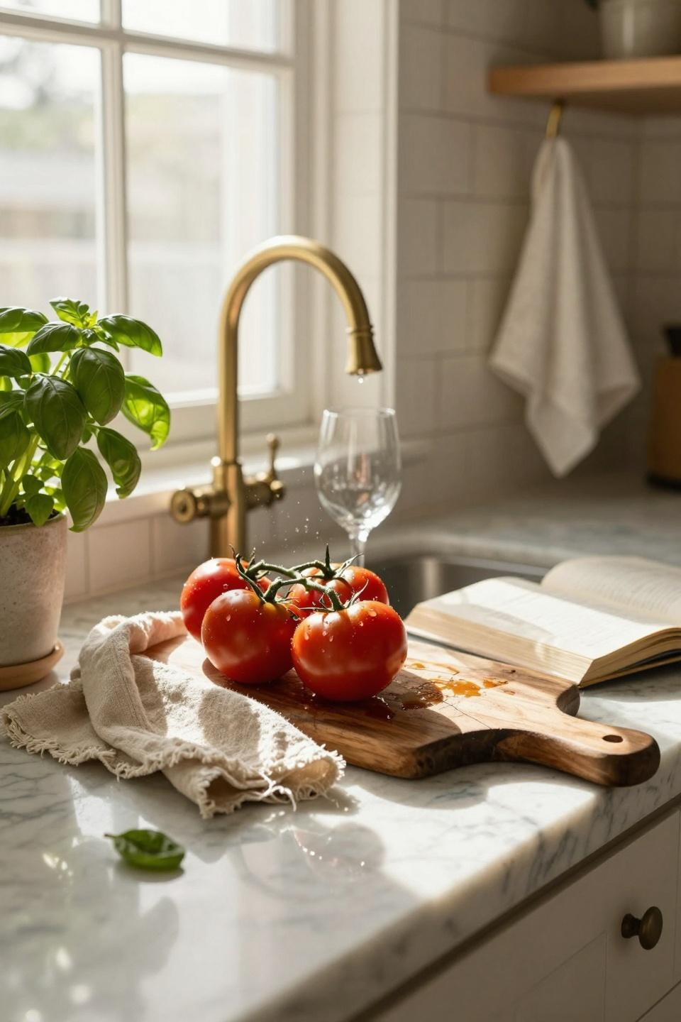 Nancy Meyers Interiors kitchen styling details