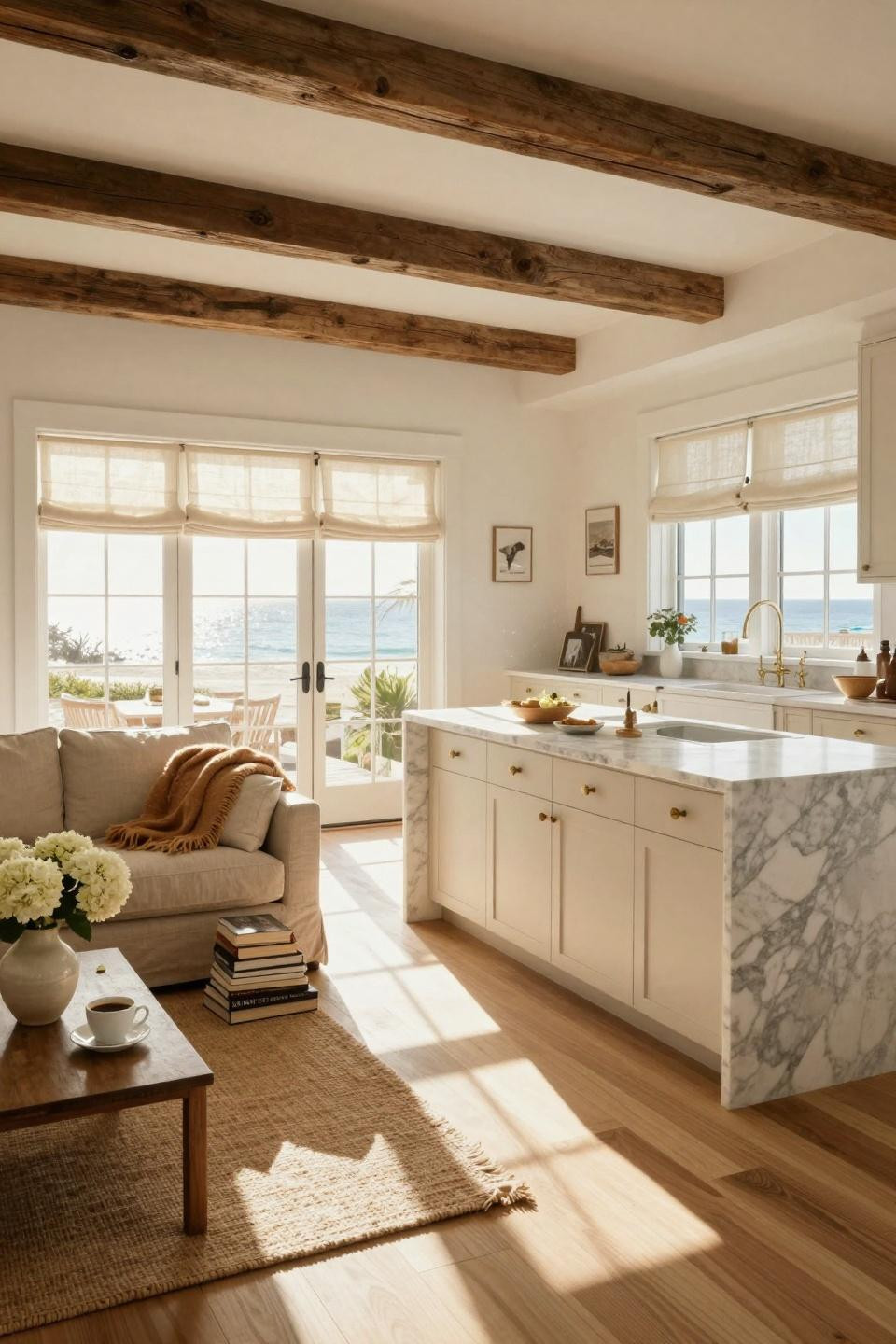 Nancy Meyers Interiors open kitchen concept