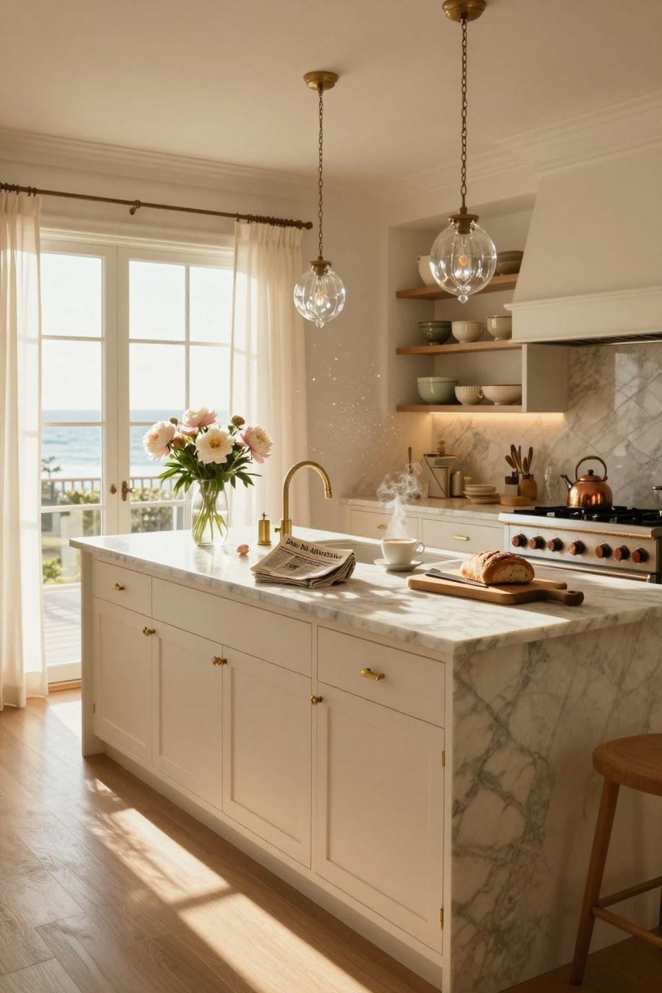 Nancy Meyers Interiors kitchen with professional details