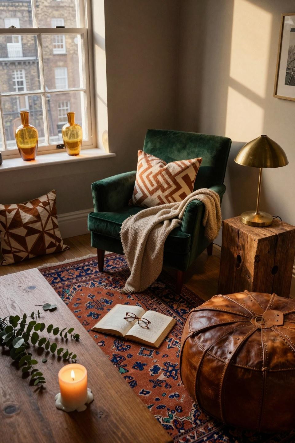 Small Lounge Ideas - birds eye view of intimate seating