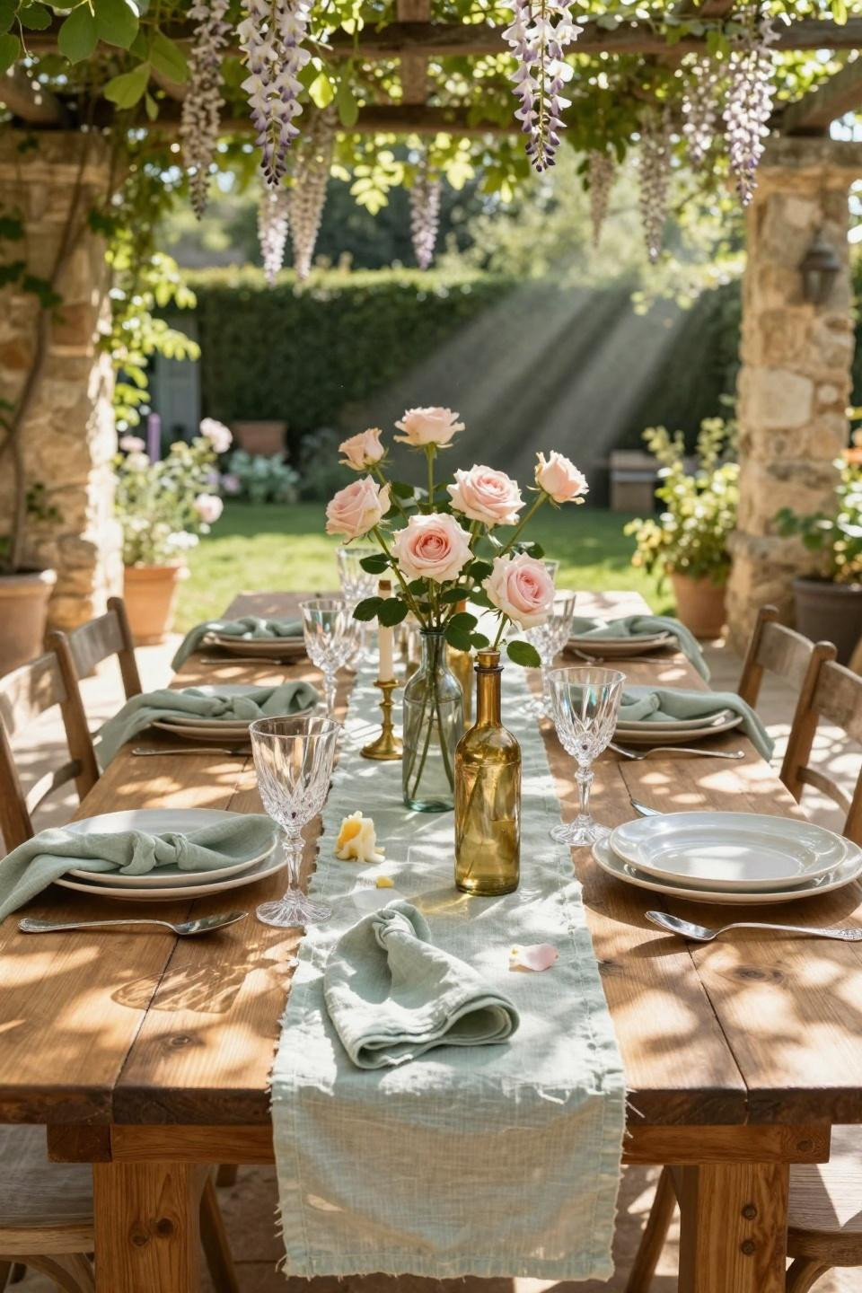 spring tablescapes with French farmhouse style