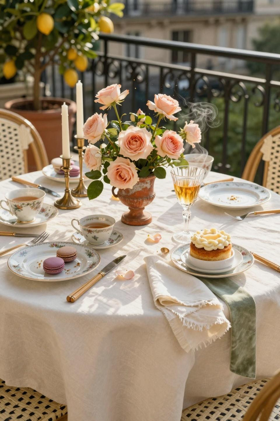 spring tablescapes with tea party styling