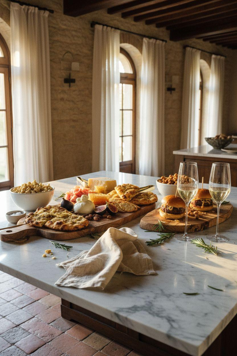 Super Bowl food - Tuscan farmhouse finger foods