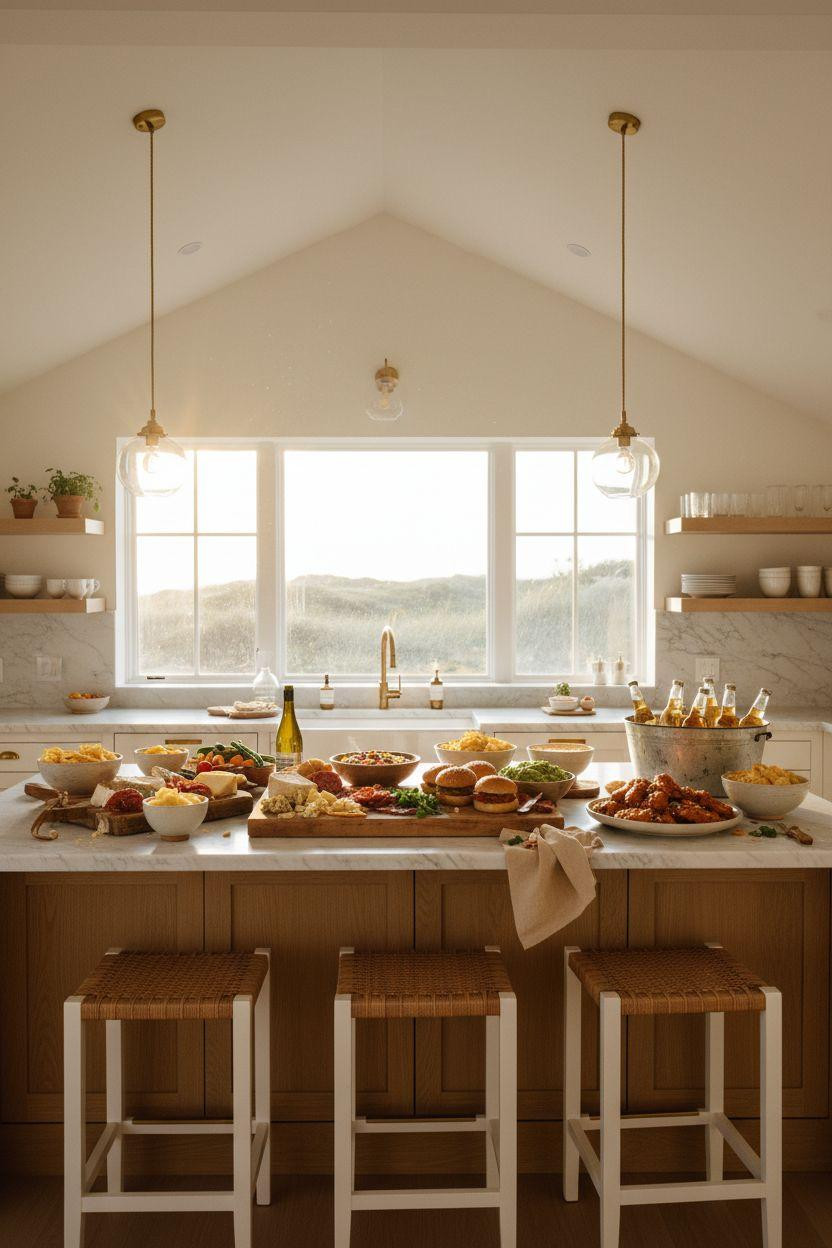 Super Bowl food - industrial Brooklyn snacks