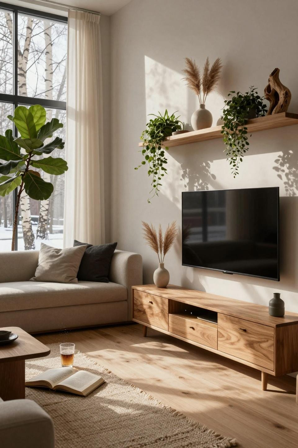 Tv Lounge Ideas - built-in seating nook in white