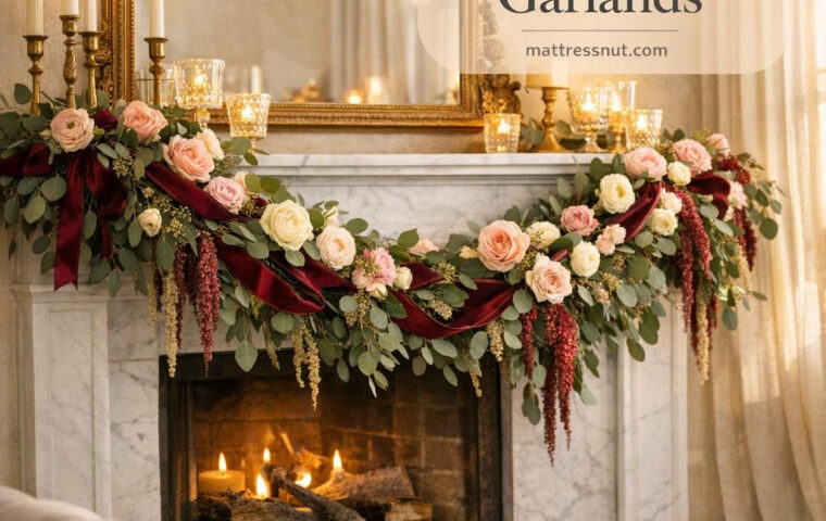15 garlands that turned ordinary mantels into the kind of romantic moment you screenshot and save forever