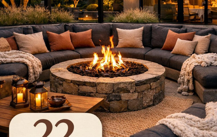 22 backyards where the fire pit became everyone’s favorite room