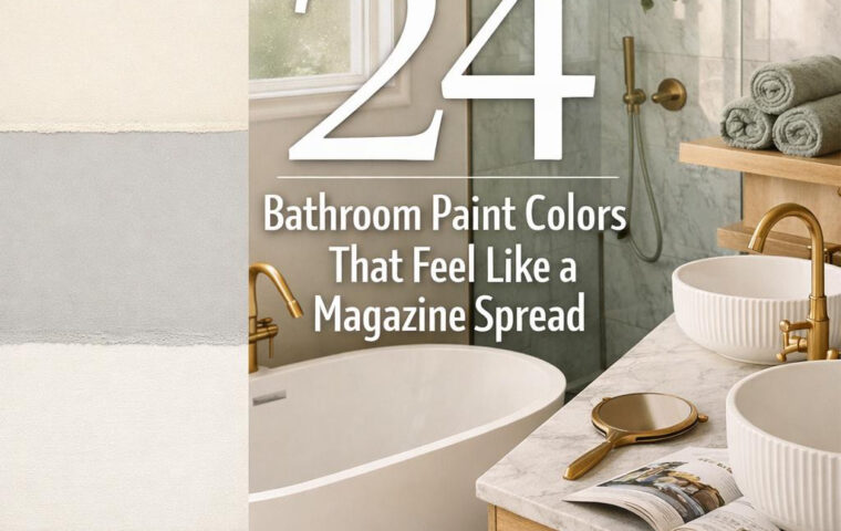 24+ Bathroom Paint Colors That Feel Like a Magazine Spread