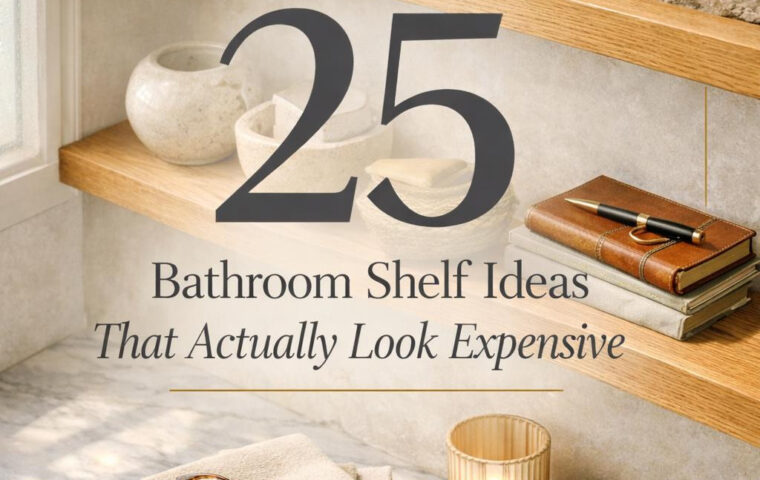 25+ Bathroom Shelf Ideas That Actually Look Expensive