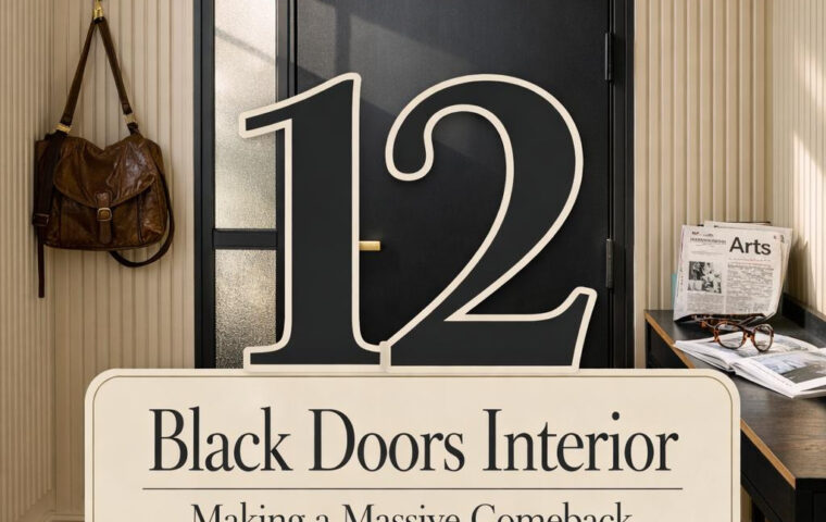 12+ Black Doors Interior That Redefine Dramatic Entryways
