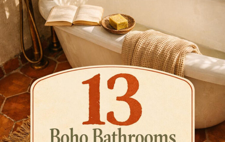 13+ Boho Bathrooms That Feel Earthy and Expensive