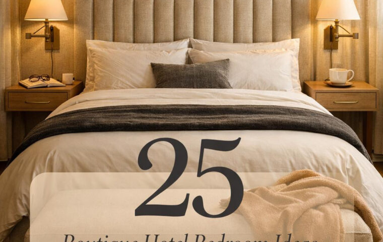 25+ Boutique Hotel Bedroom Ideas That Feel Like a Five-Star Escape