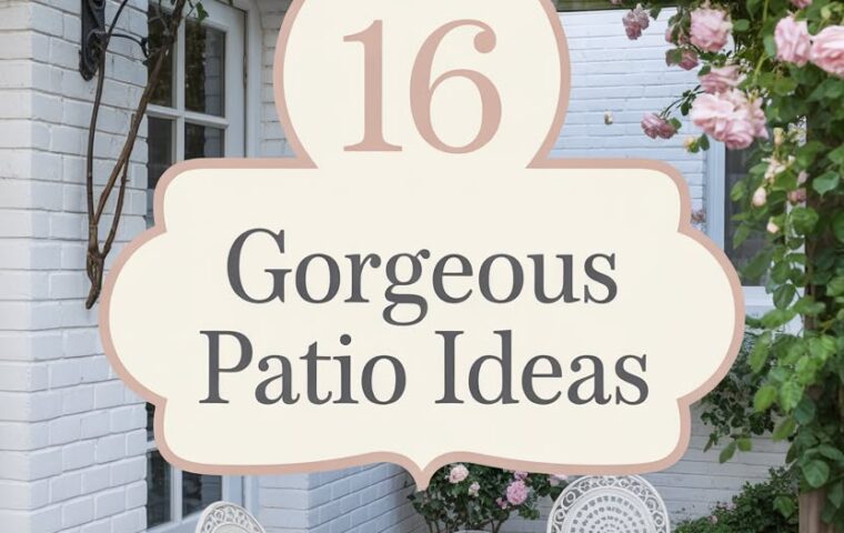 16 Stunning Brick Patio Ideas to Create Your Perfect Outdoor Retreat