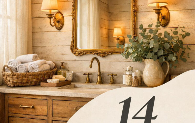 14 Farmhouse Bathrooms Where Worn Wood Meets Morning Light