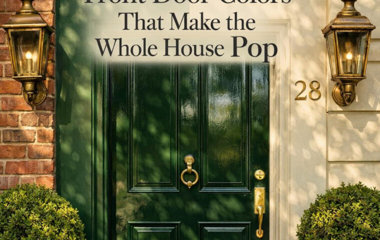 13+ Front Door Colors That Make the Whole House Pop