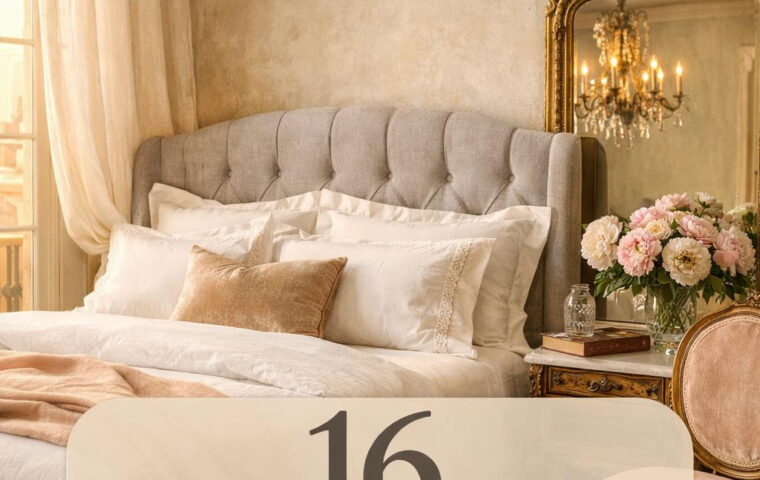 16 bedrooms that feel like waking up in a Parisian love story