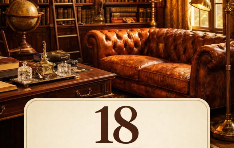 18 rooms that whisper generational wealth through weathered leather and golden afternoon light