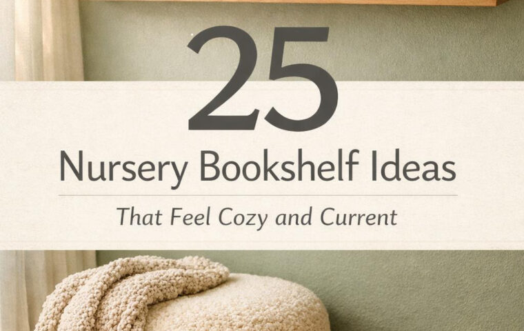 25+ Nursery Bookshelf Ideas That Feel Cozy and Current