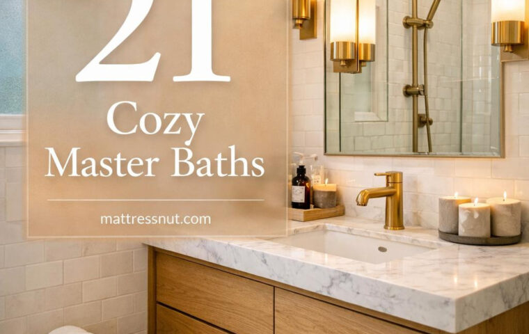 21 small master bathrooms where every inch feels like a warm exhale