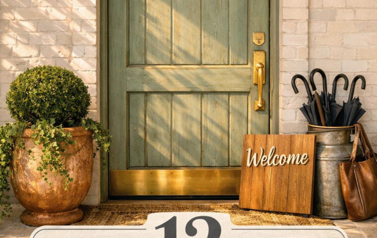 12+ Welcome Sign Front Door Ideas That Feel High-End on a Budget