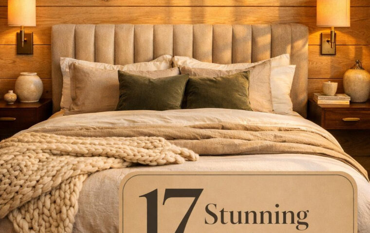 17 wood accent walls that turned ordinary bedrooms into something you’d never want to leave