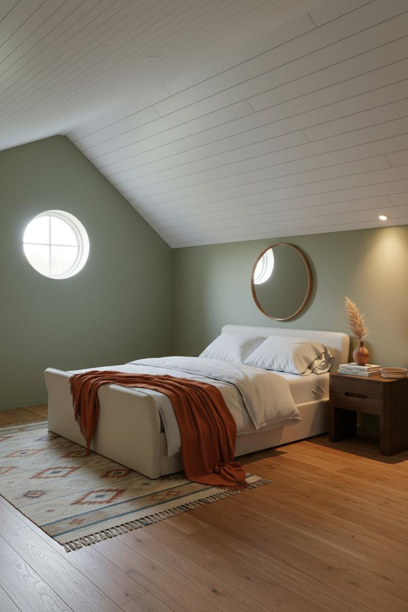 Attic Bedroom Bed Frame Design