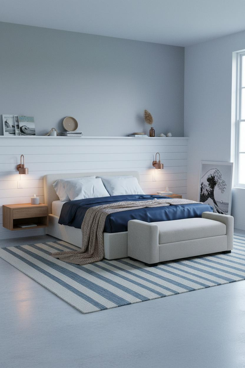 Beachy Teen Bedroom Coastal Aesthetic Design