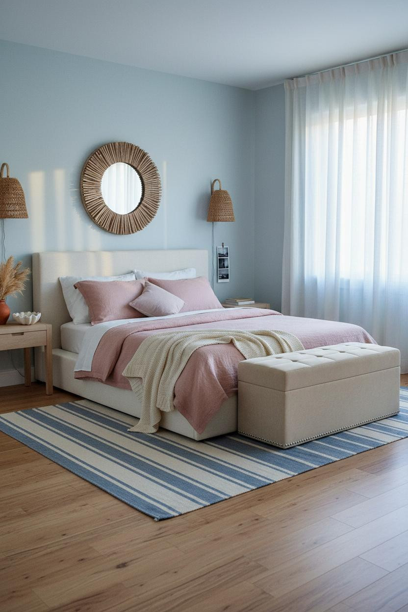 Beachy Teen Bedroom Coastal Aesthetic