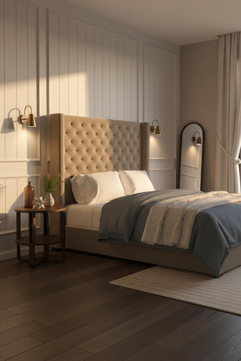 Bedside Table Aesthetic Japandi Bedroom