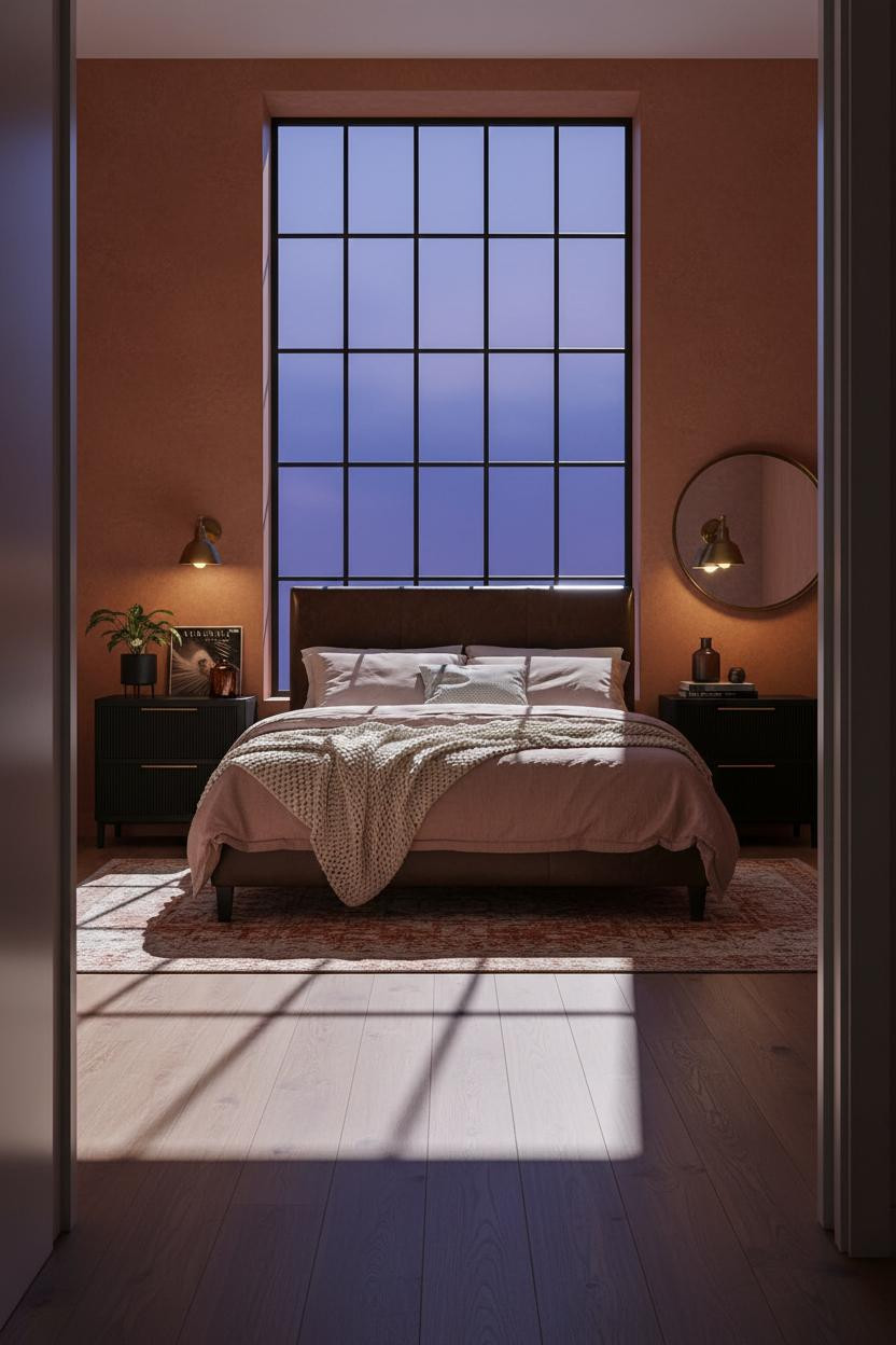 Black Bed Frame Bedroom Ideas Leather Steel