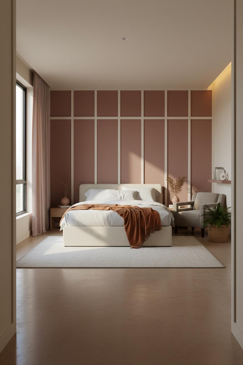 Classy Bedroom Japandi Dusty Rose Women