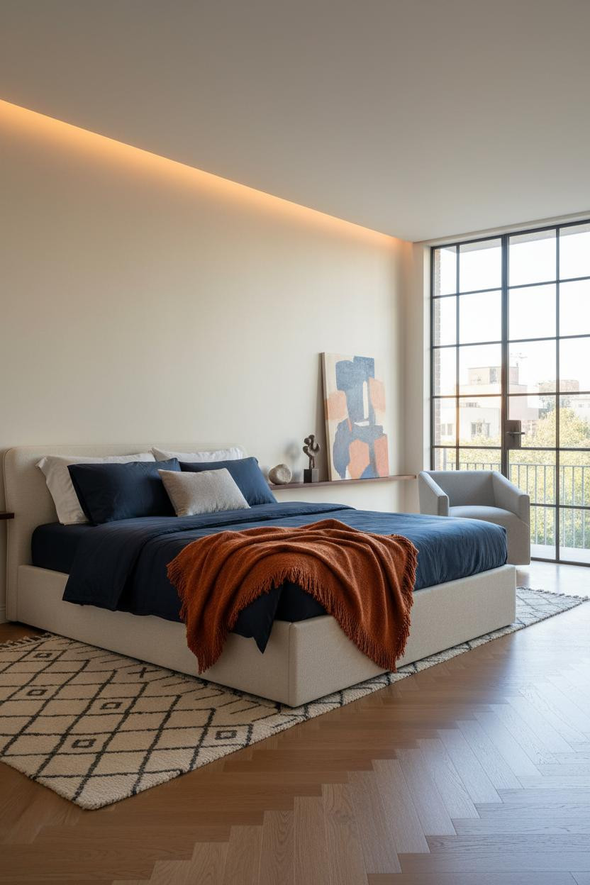 Classy Bedroom Luxury Master Crittall Window