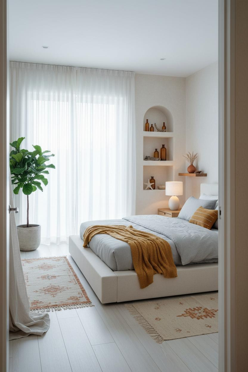 Coastal Teen Bedroom Beachy Shelving Light