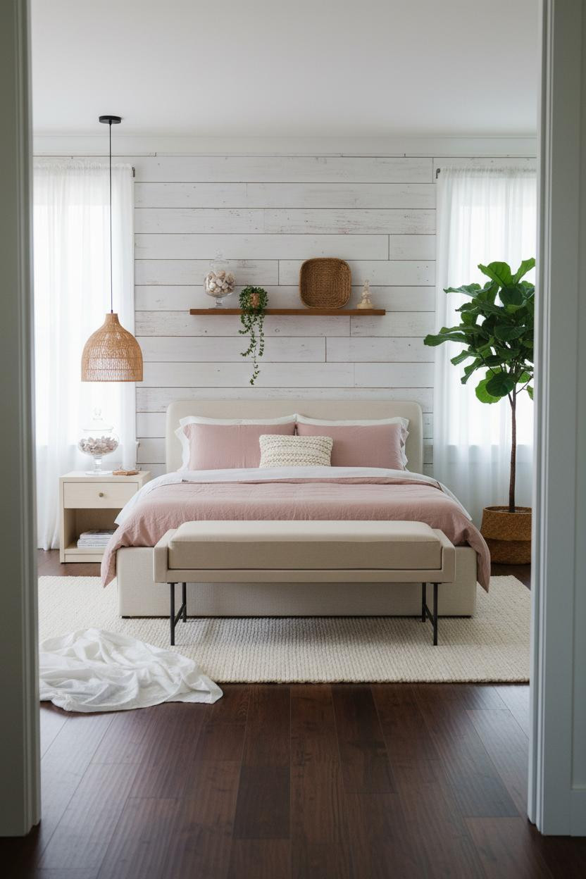 Coastal Teen Bedroom Beachy Shiplap Design