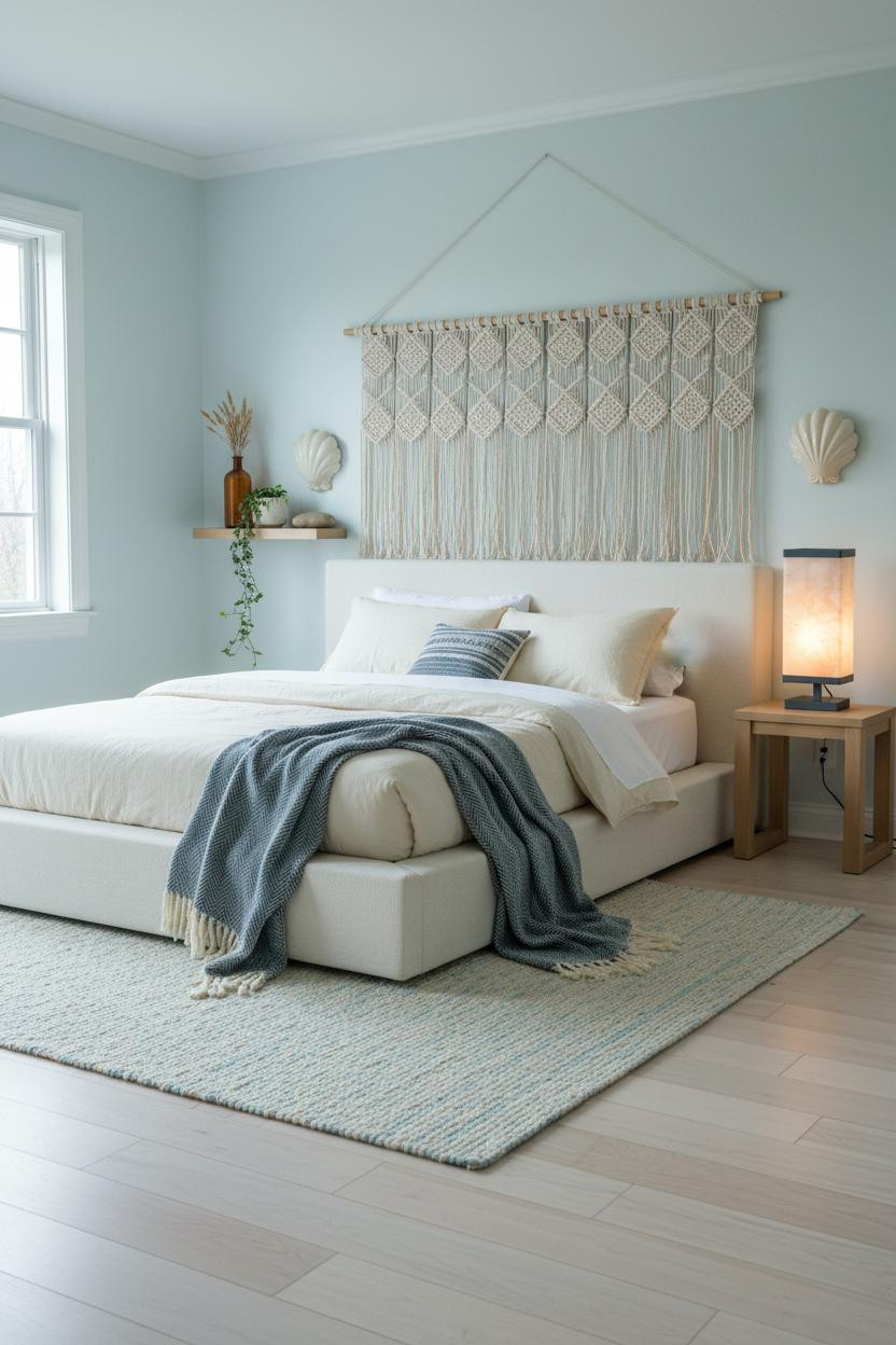 Coastal Teen Bedroom Macrame Beachy Aesthetic