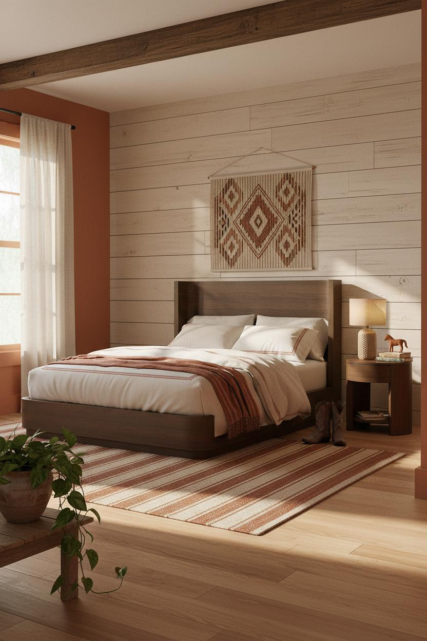Country Teen Bedroom Cowgirl Room Shiplap Wood