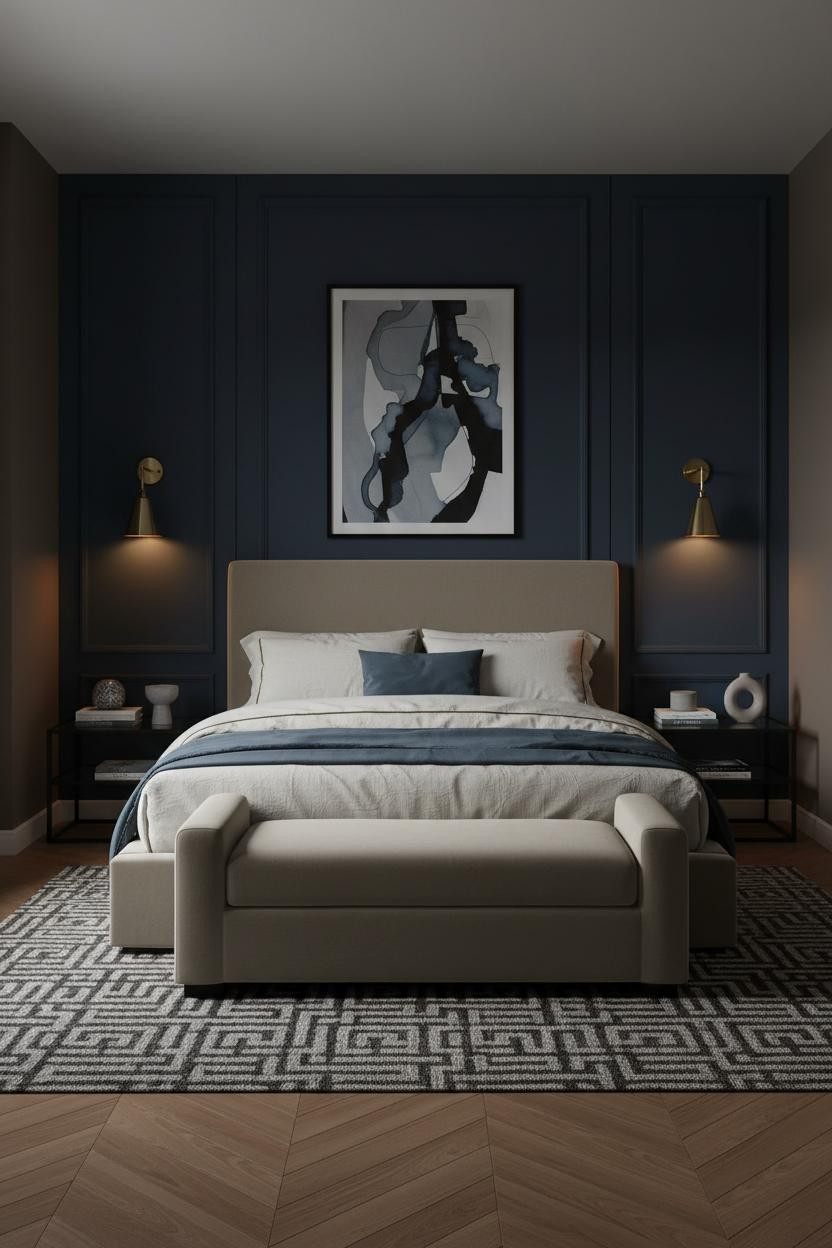 couples-bedroom-navy-paneled-apartment.jpg