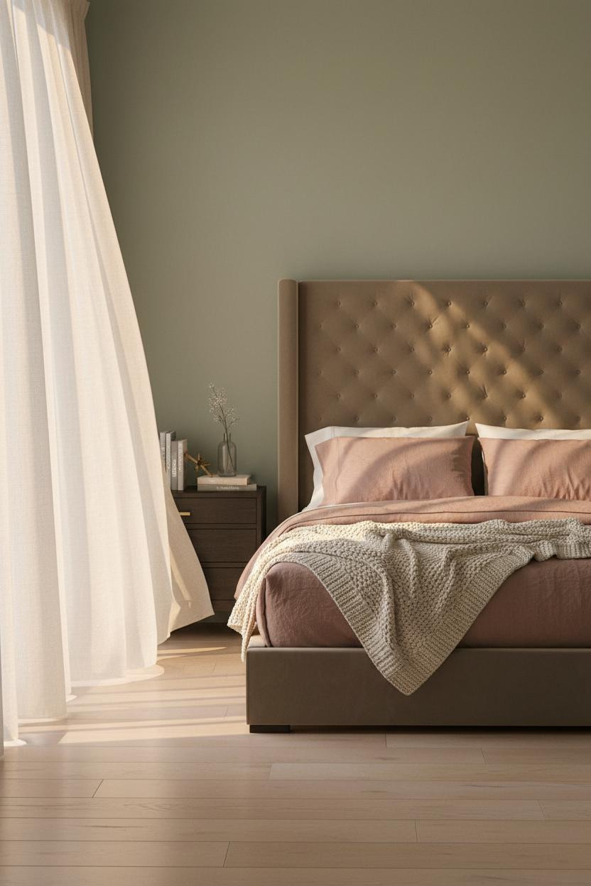 Cozy Bedroom Lighting Warm Sheers Lamp