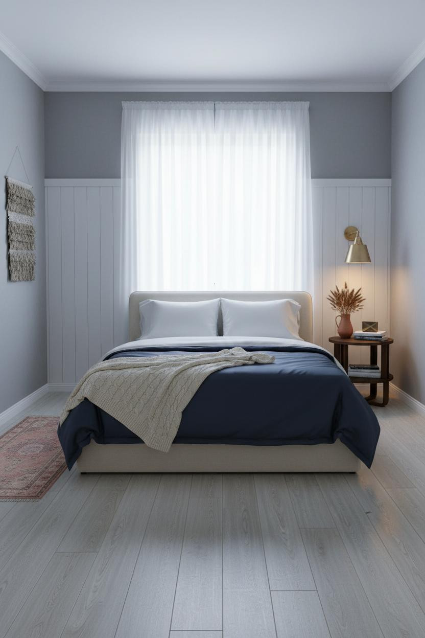 Cozy Bedroom Small Rooms Coastal Modern